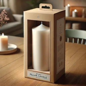 Custom Pillar Candle Packaging