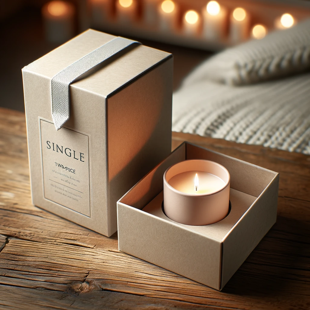 Two Piece Candle Boxes Wholesale