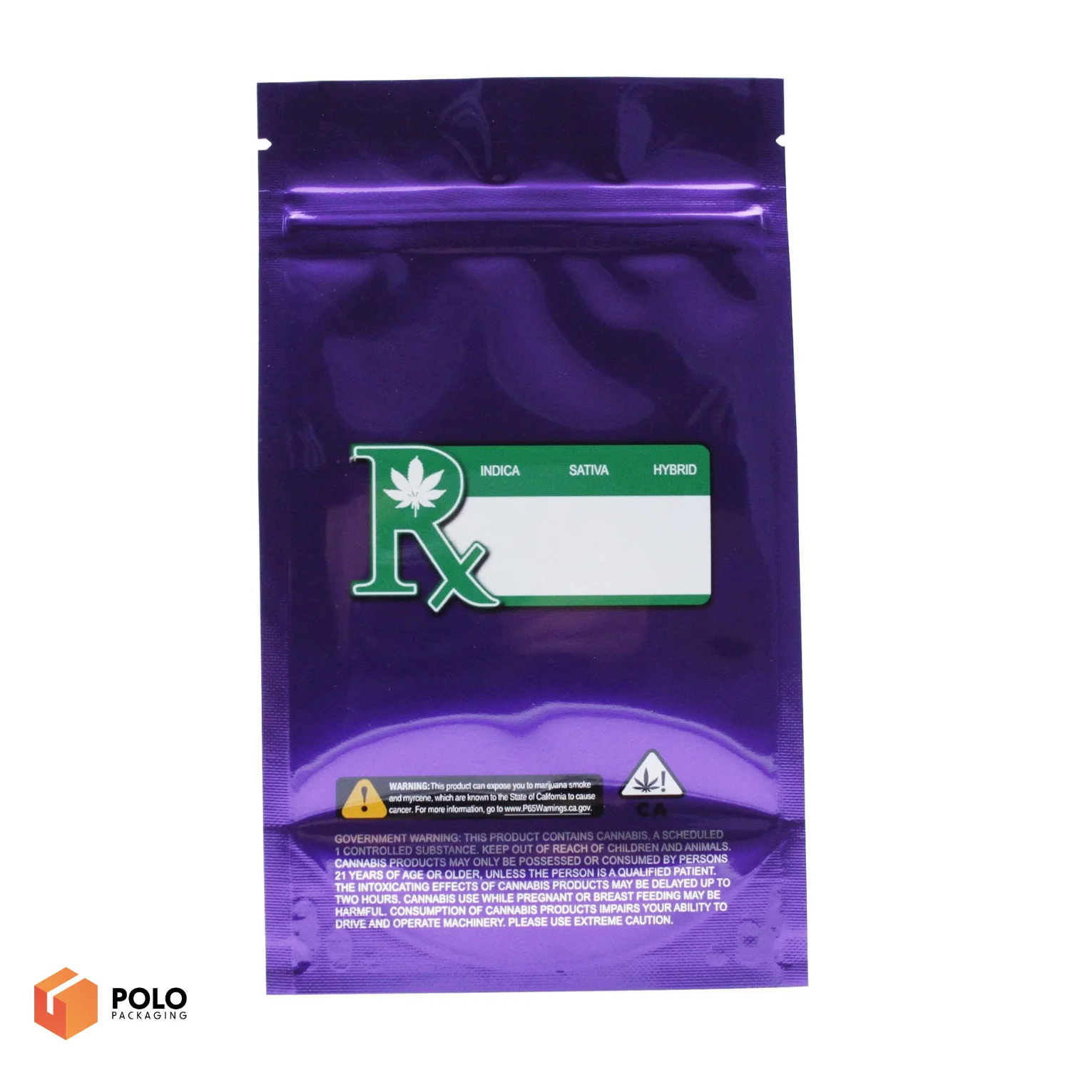 Half Ounce Mylar Bag