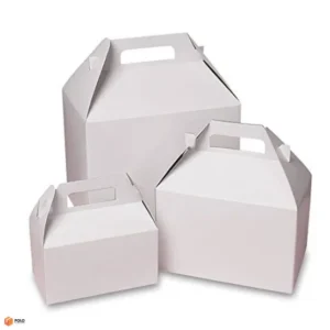 custom white gable boxes
