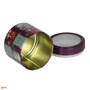 custom round metal tin boxes